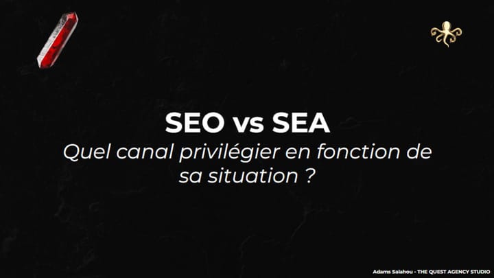 SEO vs SEA : quel canal d'acquisition privilégier au démarrage ?